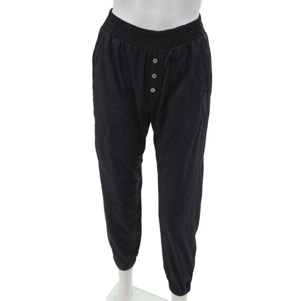 Donni Women's Nylon Front Buttons Joggers size Xs